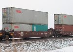 BNSF 270395B and three containers